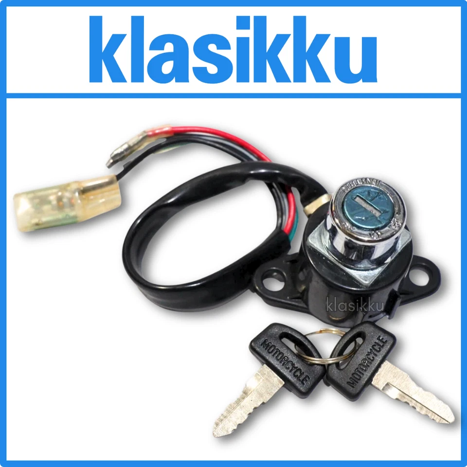 Llave interruptor encendido apta para Honda CB100 B CB125S GL100 SS1 C70 Passport 1980-81 Foto 1 de 4