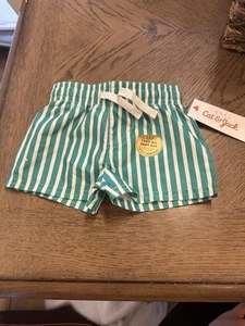 *NWT* Cat and Jack Green swim trunks Baby Boy size 0-3 Months - Picture 1 of 1