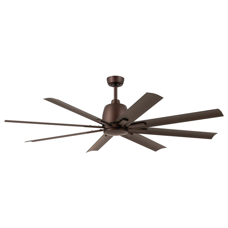 Satin Natural Bronze 65"Ceiling Fan from the Breda Collection - Image 1 of 1