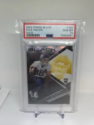 Kyle Philips Black 1/5 Rookie PSA 10 Titans WR - Image 1 of 2