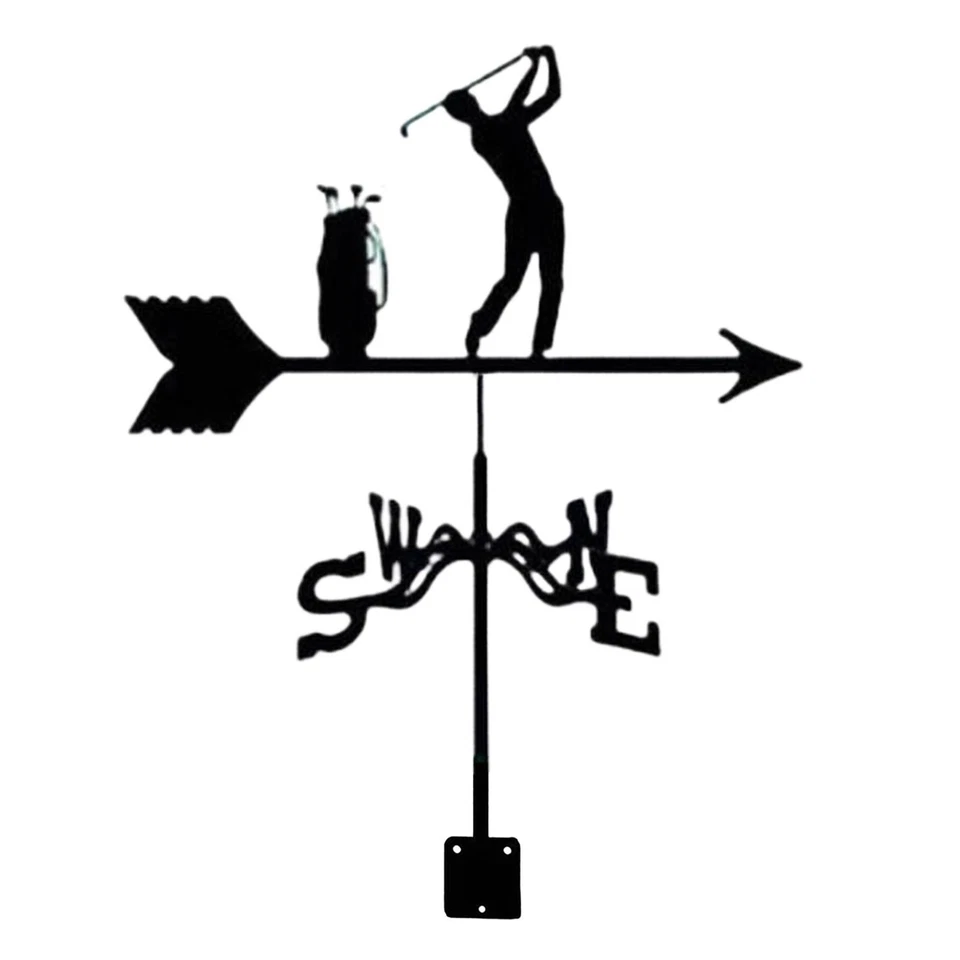 Weather Vane Wind Vane Vintage Black Weather Vane for Door Yard Roof - Image 1 of 1