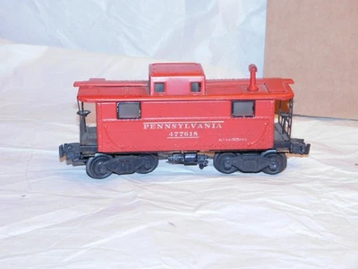 Vintage O Gauge #2457 Lionel Post War Metal #477618 Pennsylvania Lighted Caboose - Image 1 of 4