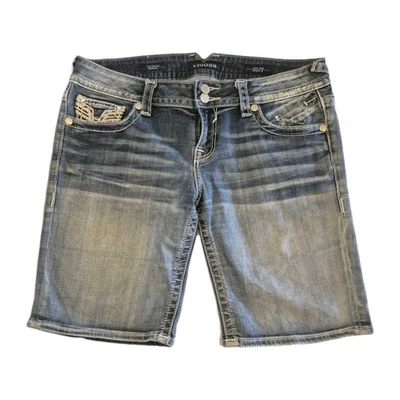 Vigoss Dallas 百慕大闪亮短裤 尺寸 9/10 长度 8 — 第 1/4 张图片