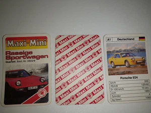 Quartett ASS Rassige Sportwagen; 3302/9; Maxi-Mini Format 24er Satz; - Bild 1 von 3