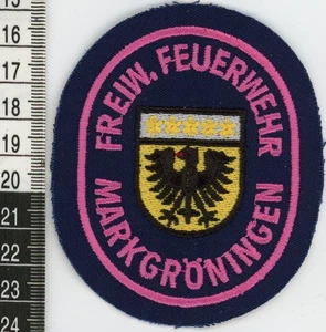 Freiwillige Feuerwehr Markgrönningen Baden-Württemberg Patch Abzeichen Neu - Picture 1 of 1