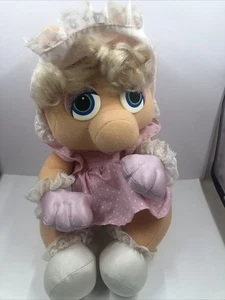 Miss Piggy 1983 Muppet Babies Plüschpuppe - Hasbro Softies Jim Henson. Vintage - Bild 1 von 16