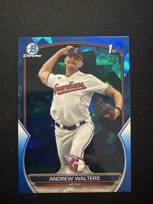 ANDREW WALTERS 2023 Bowman Chrome Draft SAPPHIRE ROOKIE #BDC-184 - Image 1 of 2