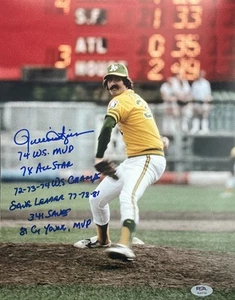 Rollie Fingers Signed with Multiple Inscriptions! MLB Pitcher 11x14 PSA DNA AUTO - Picture 1 of 3