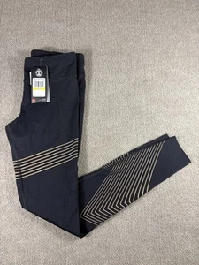 Under Armour Leggings Womens Medium Geometric Print Fitted Athletic Pants Yoga G - Picture 1 of 10