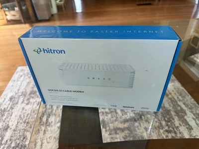Hitron CODA DOCSIS 3.1 Cable Modem | Spectrum Cox Xfinity Compatible | Excellent - Image 1 of 3