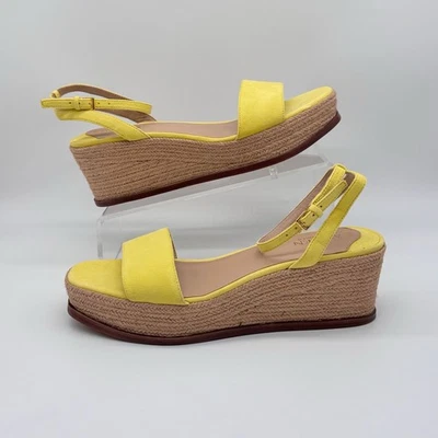 Sandalia de cuña alpargata de gamuza Leona Lauren Ralph Lauren para mujer nueva 9,5 Foto 1 de 4