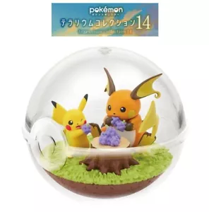 RE-MENT Pokemon Terrarium Collection 14 Poke Ball Mini Figure Pikachu & Raichu - Picture 1 of 11