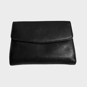 Gucci Women's Black Wallet Purse 11990s 90s Authentic Leather - Picture 1 of 7