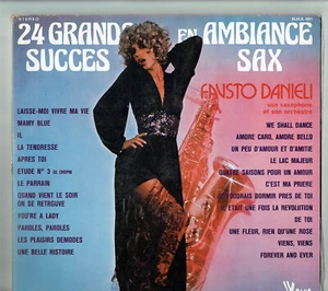 2 x 33T Fausto DANIELI Vinyles LP 12" 24 GRANDS SUCCES AMBIANCE SAX - VOGUE 651 - Imagen 1 de 7