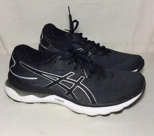 Women's Black/Silver ASICS® GEL-NIMBUS 24 Size 10-1/2 WIDE SHOES Running - Picture 1 of 12