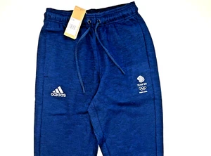 Adidas Tracksuit Trousers Team GB Sweat Gym Running Mens Womens XS S M L XL 2XL - Picture 1 of 12