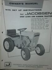 Propriétaires d'outils de tracteur de jardin et lance-neige Jacobsen Chief (2 manuels) FORD