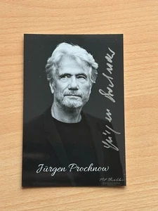 Tarjeta de autógrafo Jürgen Prochnow original firmada #8403 - Imagen 1 de 1