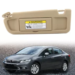 1 x Car Left Side Sun Visor Fit Honda Civic Coupe DX / LX / EX & EX-L 2006-2011 - Picture 1 of 11