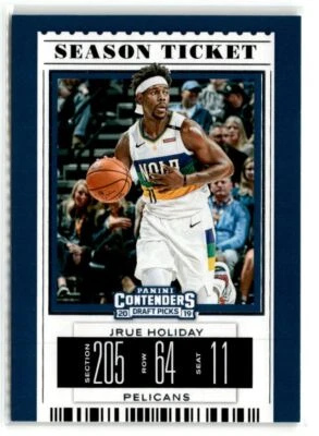 Jrue Holiday Pelicans 2019 Panini Contenders Draft Picks White Uniform #23 - Image 1 of 2