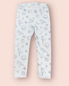 Cat & Jack unicorn moon stars print pajama pants light blue girl 3T - Picture 1 of 8