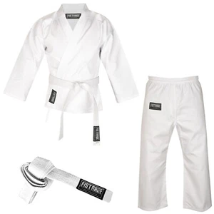 FISTRAGE Karate Gi 8oz Lightweight Uniform Martial Arts Beginner Training Suit - Picture 1 of 9