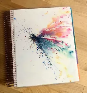 Aquarell Libelle Vorder- und Rückseite Set zur Verwendung mit einem Erin Condren Planer - - Bild 1 von 4