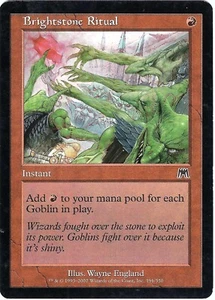 (2X) Brightstone Ritual Onslaught Common – MTG Magic the Gathering Card - Picture 1 of 4