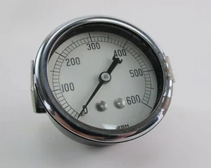 Marsh Pressure Gauge 0-600 PSI 1/2" NPT, 2-1/2" Dial - Picture 1 of 2