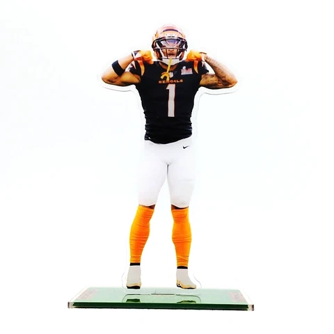 Ja'Marr Chase Figure - #1 of Cincinnati Bengals A Successful Catch Ornament Cover