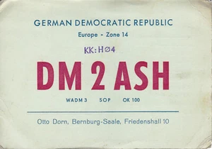 Deutschland, 1972, Vintage QSL Karte - Amateurfunk - Bild 1 von 2