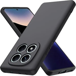 Pour XiaoMI Redmi Note 14 PRO 5G Housse de Protection Mate Légère Mince Noir - Zdjęcie 1 z 3