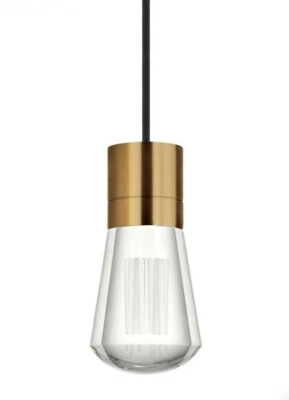 Tech Lighting TD Alva Pendant, Brass/Black Replacement 290TDALVPMBR-LEDWD - Image 1 of 3