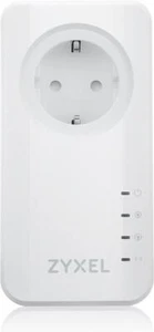 Zyxel G.hn 2 Powerline Kit Ethernet Adapter Pass-Through Gigabit Plug-and-Play - Afbeelding 1 van 3