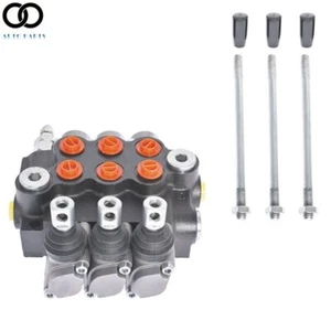 3 Spool 11GPM Adjustable Hydraulic Directional Control Valve Double Acting - Picture 1 of 12