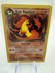 DARK RAPIDASH - Team Rocket - 44/82 - VINTAGE WOTC - Pokemon Card - LP - Picture 1 of 2