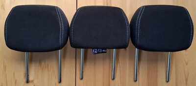 3 appuie tête banquette siege arriere daim et tissu noir Fiat Tipo 2019 - Imagen 1 de 2