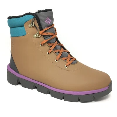 NUEVO Columbia Keetley Botas de Invierno Impermeables Zapatos para Nieve para Mujer Talla 12 Marrón Foto 1 de 4