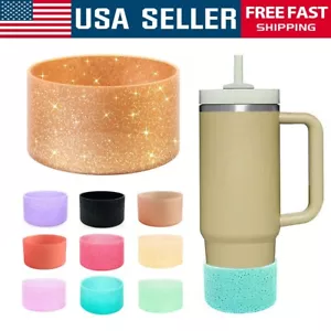 Silicone Boot for Stanley Cup Tumbler Sleeve 20/30/40oz Protective Hydroflask - Picture 1 of 32