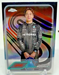 2024 Topps Chrome Formula 1 - F1 Drivers George Russell #5 Refractor - Picture 1 of 2
