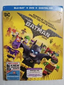 The LEGO Batman Movie (Blu Ray DVD Expired Digital 2017) Slipcover NEW SEALED - Picture 1 of 2