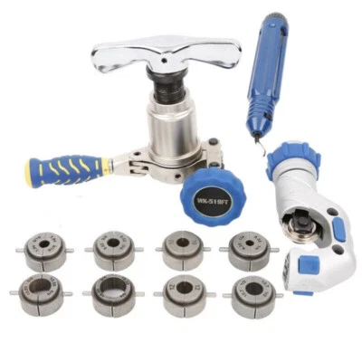 Brass Pipe Expander Copper Pipe Flaring Tool kit Refrigeration Tools WK-519FT-L - Image 1 of 4