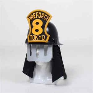 Anime Fire Force Akitaru Obi Helmet Mask Cosplay Costume Props PVC Customized - Picture 1 of 5