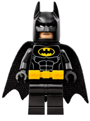 USED LEGO DC Batman Minifigure w/ Batarang 70909 Black Suit & Utility Belt sh312 - Image 1 of 2