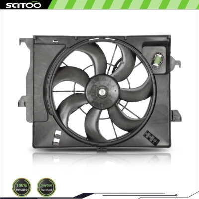 620442 Radiator Cooling Fan For 2012-2013 Hyundai Accent 2012-2016 2017 Kia Rio — 第 1/4 张图片