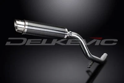 Silenciador redondo de carbono Delkevic 14" - Escape Triumph Tiger Explorer 1200 - 12-21 Foto 1 de 3