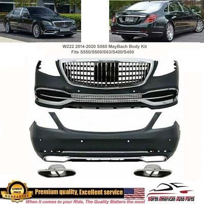 2018+ Maybach S560 body kit bumpers S-Class S550 2014 2015 2016 2017 Grille New Foto 1 de 4