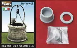 WARS 37-35 Pozzo in pietra resina diorama guerra WW2 Stone well resin 1:35 - Imagen 1 de 1
