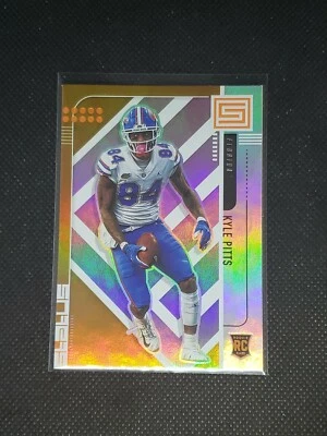 2021 Panini Chronicles Status KYLE PITTS RC #175 ORANGE Atlanta Falcons ROOKIE - Image 1 of 2