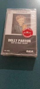 new! SEALED CASSETTE TAPE 1971 1987 DOLLY PARTON COAT OF MANY COLORS COUNTRY - Picture 1 of 3
